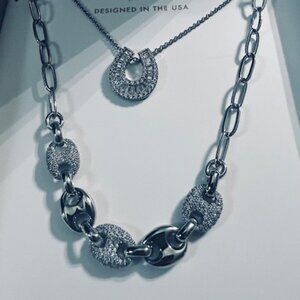 BOMB PARTY LUXE LAYER 2 NECKLACE SET "AS LUCK WOULD HAVE IT"